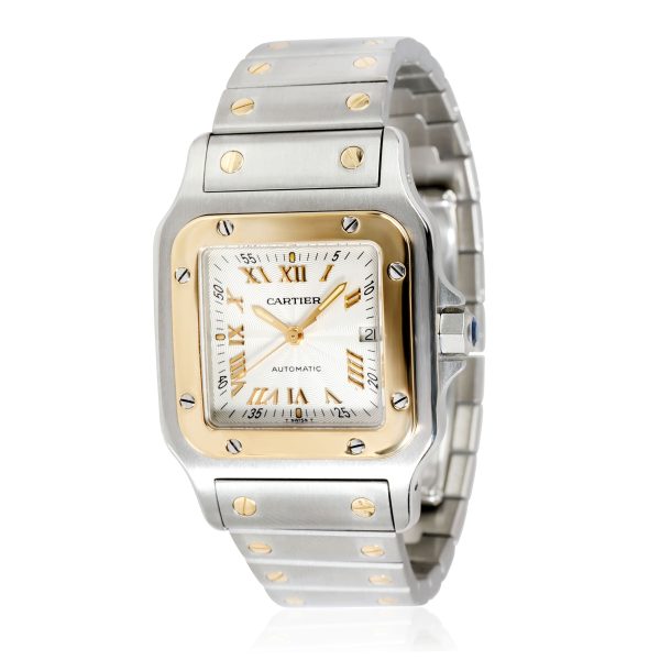 Cartier Santos Galbee 2319 Unisex Watch in 18kt Stainless SteelYellow Gold Cartier Santos Galbee 2319 Unisex Watch in 18kt Stainless SteelYellow Gold