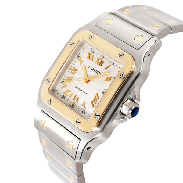 113560 lv Cartier Santos Galbee 2319 Unisex Watch in 18kt Stainless SteelYellow Gold