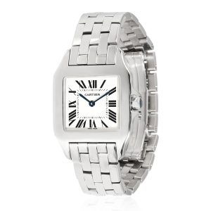 Cartier Santos Demoiselle W25065Z5 Unisex Watch in Stainless Steel Cartier Juste un Clou Bracelet in 18K Yellow Gold