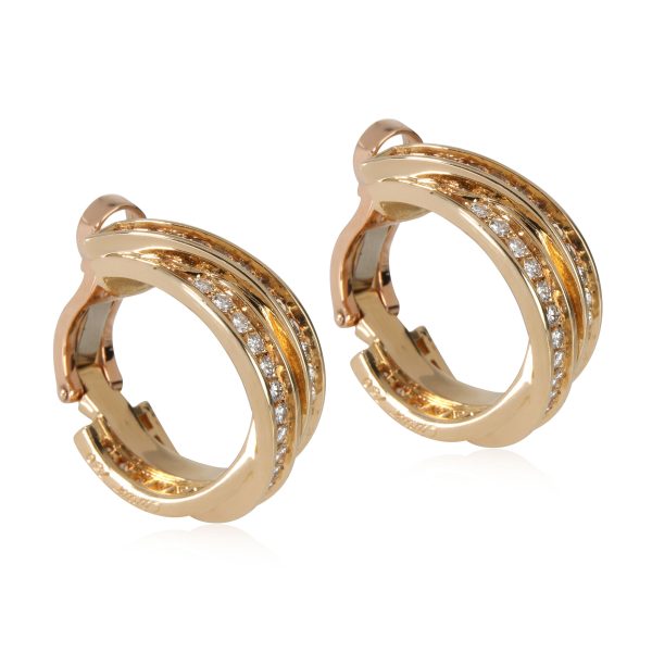 113662 sv dc4a8cf3 f23a 4614 9d29 1120f73871c1 Cartier Trinity Diamond Earrings in 18kt Yellow Gold 18 CTW