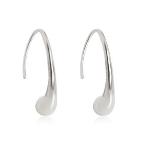 Tiffany Co Elsa Peretti Eelongated Teardrop Earrings in Sterling Silver Louis Vuitton Alma GM Handbag Epi Carmine