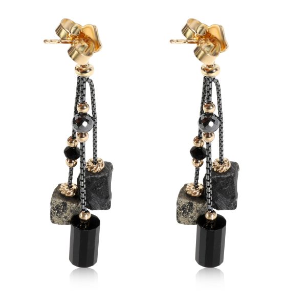 113770 bv 96cdc948 33a0 47ba 84f6 f55776c5524b David Yurman Bijoux Onyx Earrings in 18kt Yellow Gold