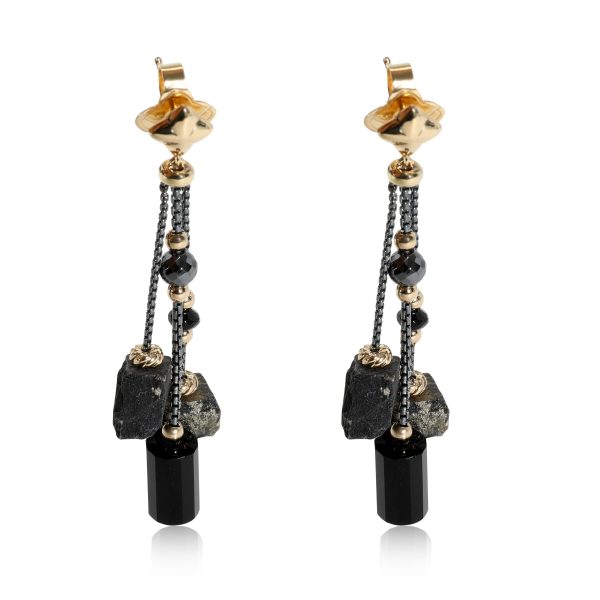 David Yurman Bijoux Onyx Earrings in 18kt Yellow Gold David Yurman Bijoux Onyx Earrings in 18kt Yellow Gold