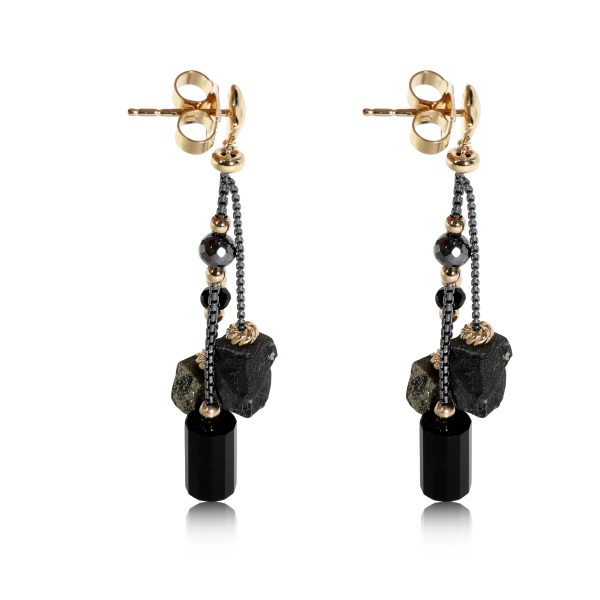 113770 sv d87dd6eb 4fa2 490a a99c 1931b314c91b David Yurman Bijoux Onyx Earrings in 18kt Yellow Gold