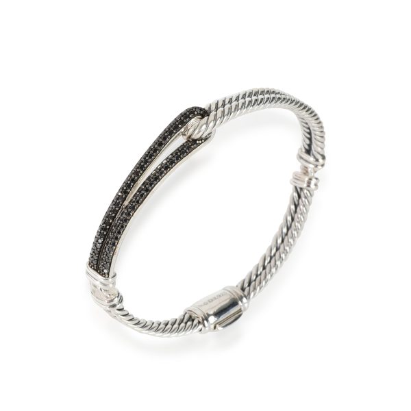 113771 bv 462b5285 ffac 4355 a15b a4d25c452ccf David Yurman Labyrinth Diamond Bracelet in Sterling Silver 05 CTW