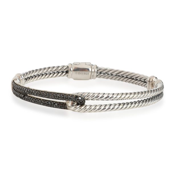 David Yurman Labyrinth Diamond Bracelet in Sterling Silver 05 CTW David Yurman Labyrinth Diamond Bracelet in Sterling Silver 05 CTW