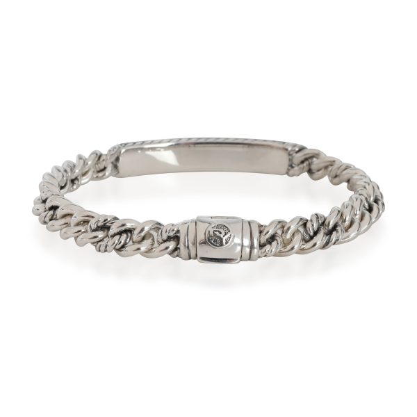 113786 clasp 0d52debe d7a0 435e bb55 47cbcc6aa225 David Yurman Diamond Petite Pave ID Bracelet in Sterling Silver 06 CTW