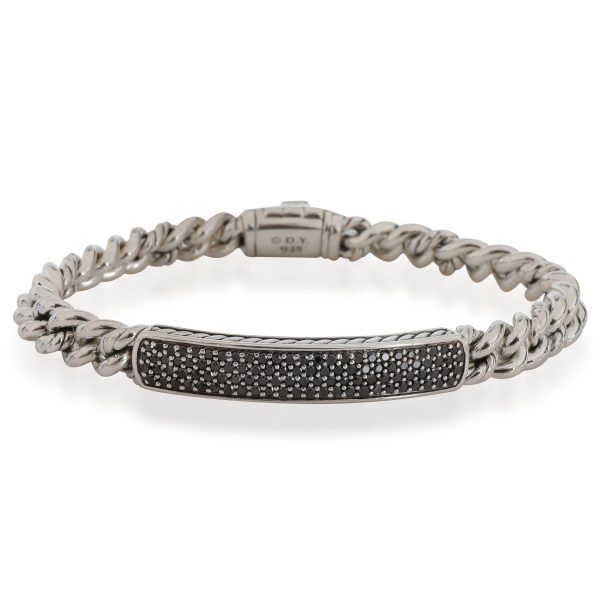 David Yurman Diamond Petite Pave ID Bracelet in Sterling Silver 06 CTW David Yurman Diamond Petite Pave ID Bracelet in Sterling Silver 06 CTW