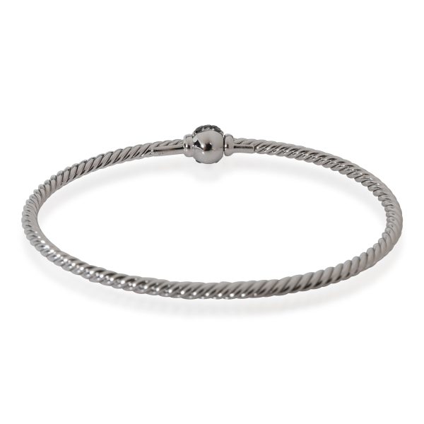 113787 clasp 51f07c92 de14 4358 864a 323dd3bfe2bc David Yurman Solari Diamond Bangle in 18kt White Gold 037 CTW