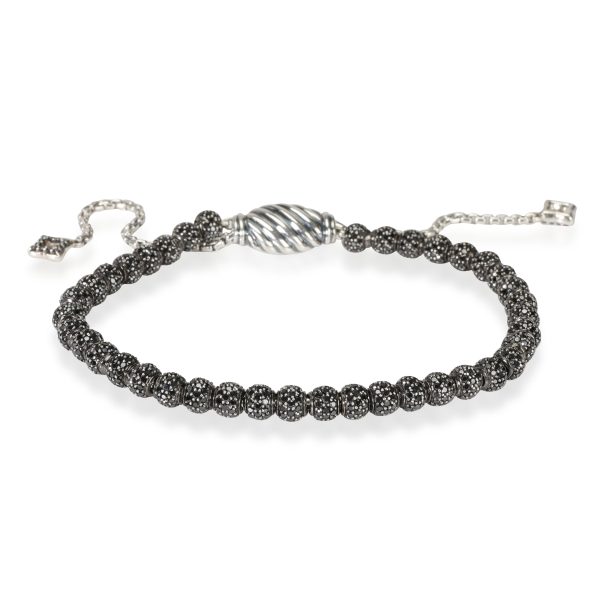 David Yurman Spiritual Beads Diamond Bracelet in Sterling Silver 5 CTW David Yurman Spiritual Beads Diamond Bracelet in Sterling Silver 5 CTW