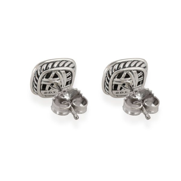 113800 bv 7c3489ca 8b21 415d aaa5 31d817d78222 David Yurman Albion Black Diamond Earrings in Sterling Silver 037 CTW