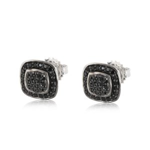 David Yurman Albion Black Diamond Earrings in Sterling Silver 037 CTW Louis Vuitton Alma Monogram Handbag Brown