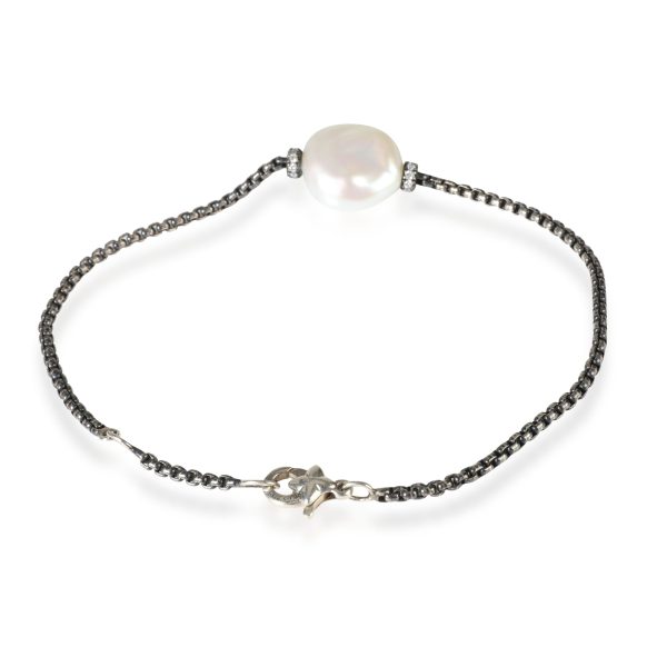 113813 clasp David Yurman Solari Pearl Diamond Bracelet in Sterling Silver 006 CTW