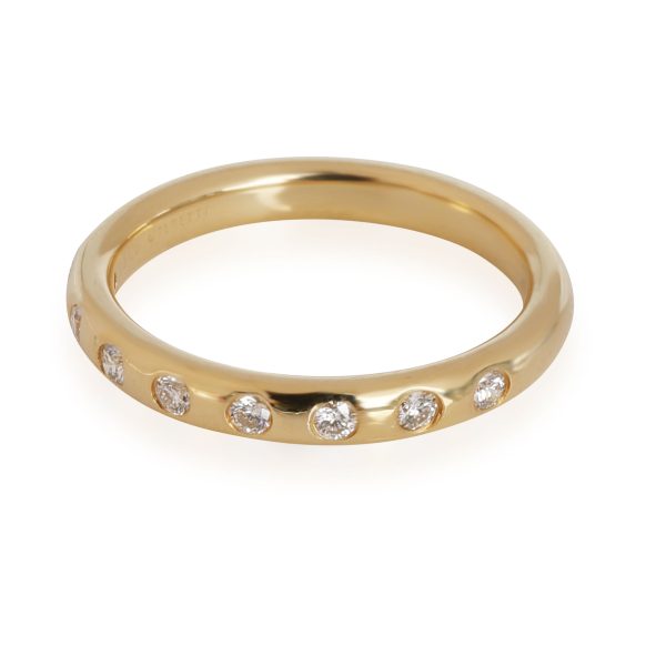 Tiffany Co Elsa Peretti Stacking Diamond Band in 18K Yellow Gold 016 CTW Tiffany Co Elsa Peretti Stacking Diamond Band in 18K Yellow Gold 016 CTW