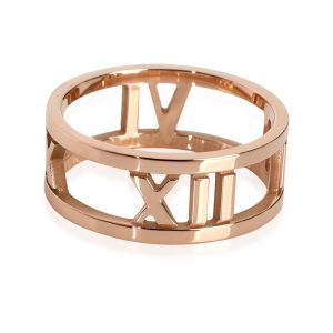 Tiffany Co Pierced Atlas Band in 18K Rose Gold Cart