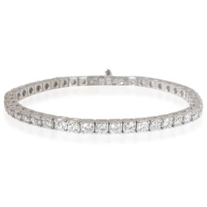 Diamond Tennis Bracelet in 14kt White Gold 675 CTW Chanel Mini Matelasse Chain Shoulder Pochette Leather Pink