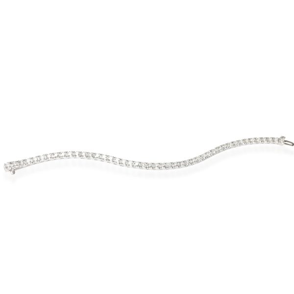 113973 pv Diamond Tennis Bracelet in 14kt White Gold 675 CTW