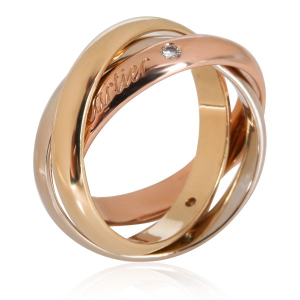 Cartier Cartier Trinity Diamond Ring in 18kt 3 Tone Gold 003 CTW