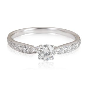 Tiffany Co Harmony Diamond Engagement Ring in Platinum F VS1 Chanel Shoulder Bag Caviar Skin Calf Black