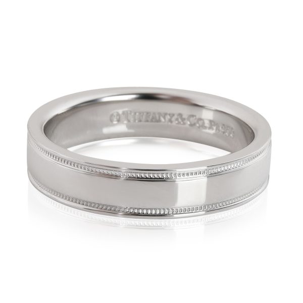 Rings Tiffany Co Tiffany Together Double Milgrain Band in Platinum