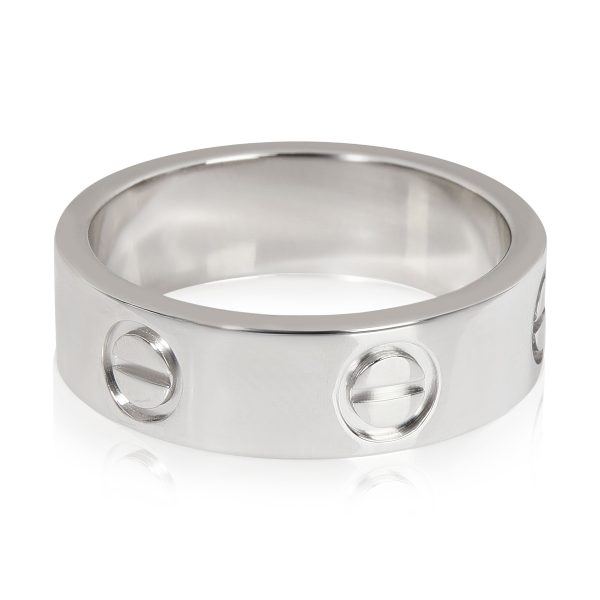 Ring Platinum Cartier Love Ring in Platinum Size 50