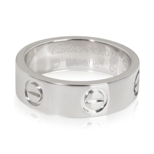 Rings Cartier Love Ring in Platinum Size 50