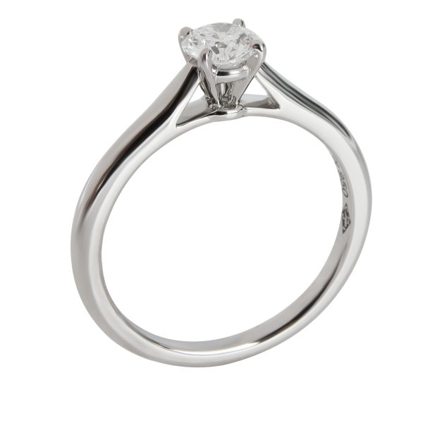 114041 pv Cartier 1895 Diamond Engagement Ring in Platinum E VVS2 036 CTW