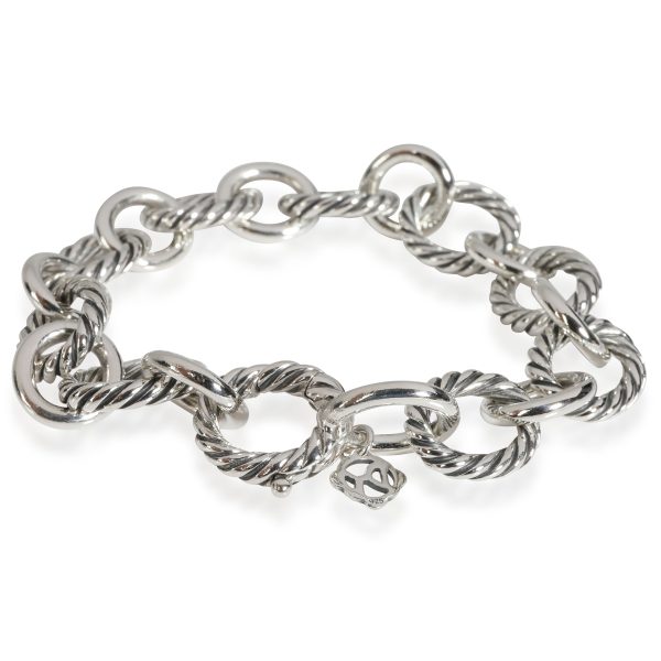 114185 clasp David Yurman Large Oval Chain Bracelet in Sterling Silver