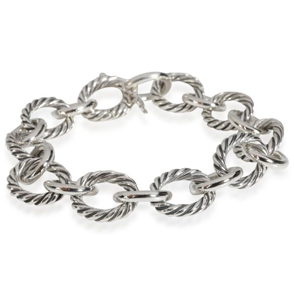 David Yurman Large Oval Chain Bracelet in Sterling Silver David Yurman Large Oval Chain Bracelet in Sterling Silver