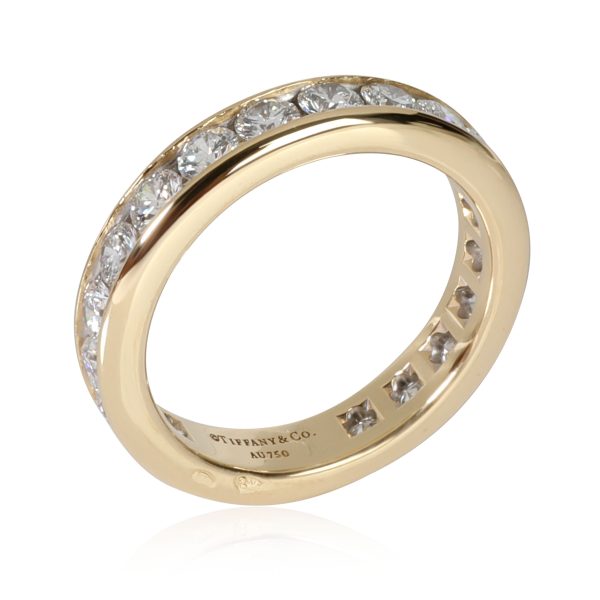 Yellow Gold Eternity Band Tiffany Co Diamond Eternity Band in 18K Yellow Gold 18 CTW