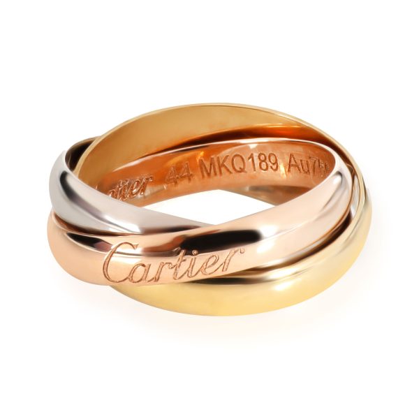 Rings Cartier Trinity Ring in 18K 3 Tone Gold Small Model