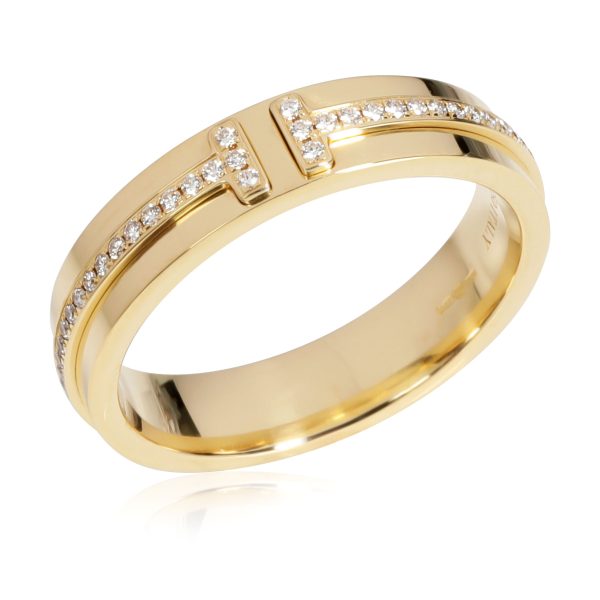 114270 pv 11e0c4c1 e7d4 4fa6 8970 1b92b056cd77 Tiffany Co T Narrow Diamond Band in 18k Yellow Gold 013 CTW