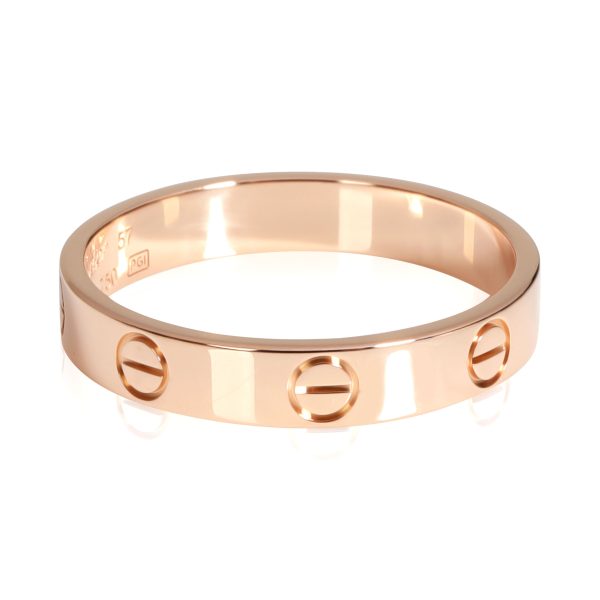 114272 bv Cartier Love Wedding Band in 18K Rose Gold