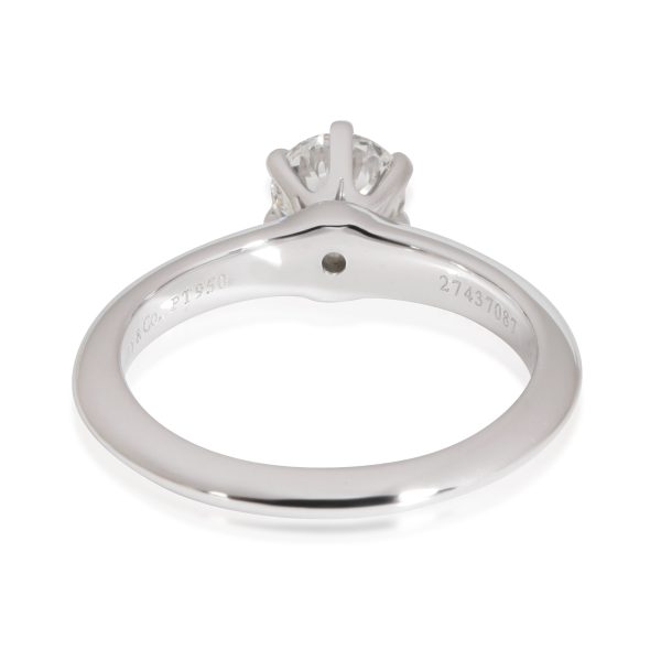 Tiffany Co Diamond Engagement Ring in Platinum H VVS2 076 CTW Tiffany Co Diamond Engagement Ring in Platinum H VVS2 076 CTW