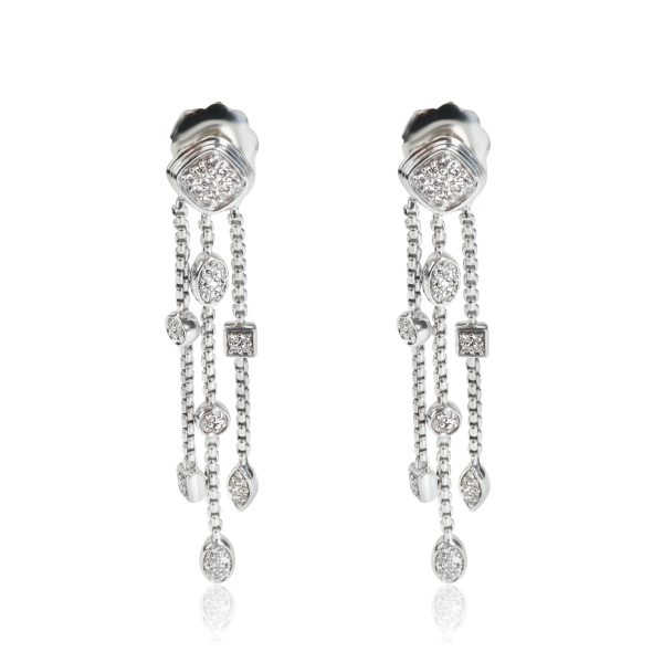 David Yurman Confetti Diamond Earrings in Sterling Silver 043 CTW David Yurman Confetti Diamond Earrings in Sterling Silver 043 CTW