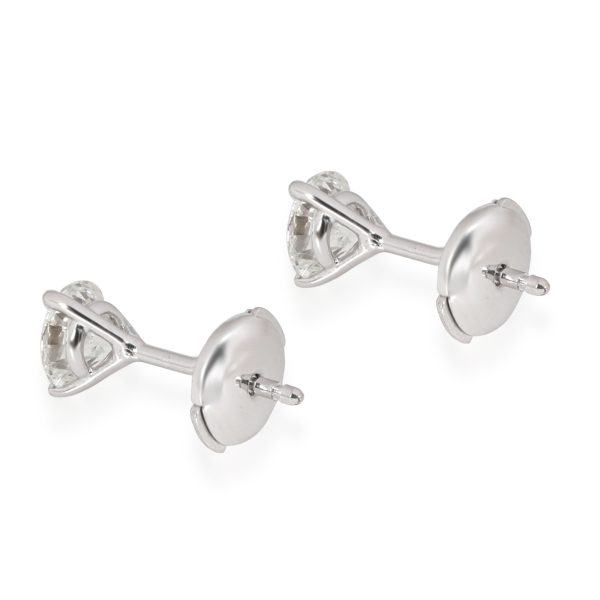 114348 bv 518d5d7f f94b 4524 840d 3c3990015c58 Three Prong Diamond Stud Earring in 18k White Gold 100 CTW