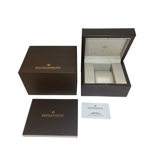 114386 box 6fc1c109 8bd1 4214 81d1 caaca3050adf Baume Mercier Clifton Chrono MOA10280 Mens Watch in 18kt Stainless SteelYell