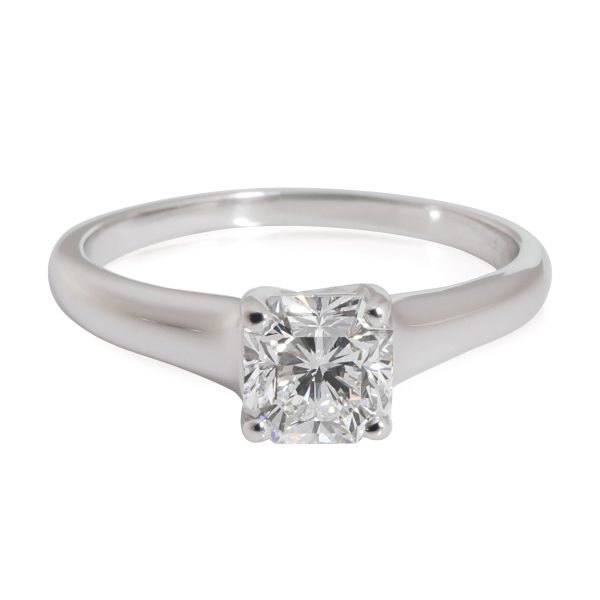 Tiffany Co Lucida Diamond Engagement Ring in Platinum E VS1 082 CTW Tiffany Co Lucida Diamond Engagement Ring in Platinum E VS1 082 CTW