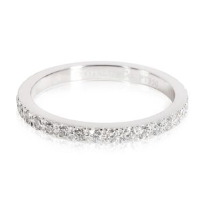 Tiffany Co Novo Diamond Eternity Band in Platinum 051 CTW Ana Khouri Diamond Ear Climbers Earring in 18K White Gold 300 CTW