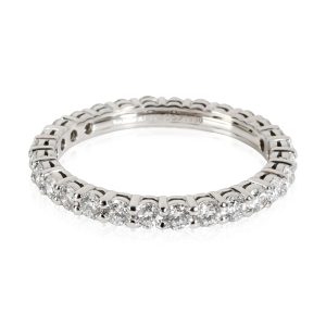 Tiffany Co Tiffany Forever Diamond Eternity Band in Platinum 085 CTW Louis Vuitton Sablon Epi Handbag Kenya Brown