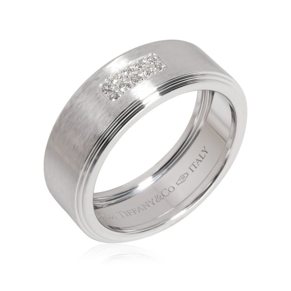 Tiffany Co Diamond Century Band in 18k White Gold 006 CTW Tiffany Co Diamond Century Band in 18k White Gold 006 CTW