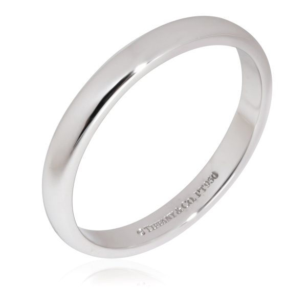 Platinum Band Tiffany Co Classic Plain Wedding Band in Platinum