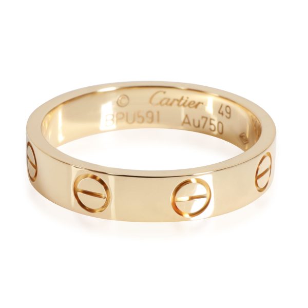 Rings Cartier LOVE Wedding Band in 18K Yellow Gold