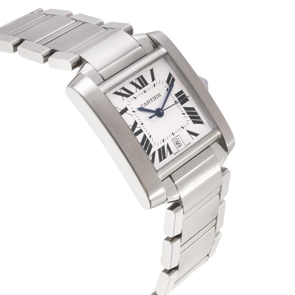 114481 rv Cartier Tank Francaise W51002Q3 Mens Watch in Stainless Steel