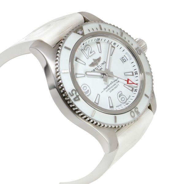 114483 rv Breitling Superocean A17316 Womens Watch in Stainless Steel