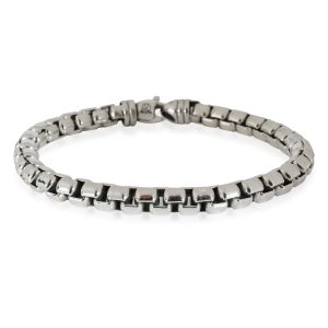 David Yurman XL 7mm Box Chain Bracelet in Sterling Silver Cart