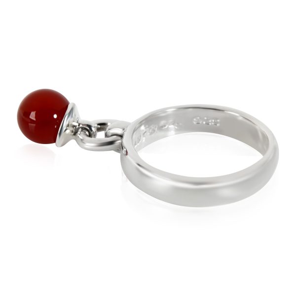 114570 bv Tiffany Co Fascination Carnelian Dangle Ring in Sterling Silver