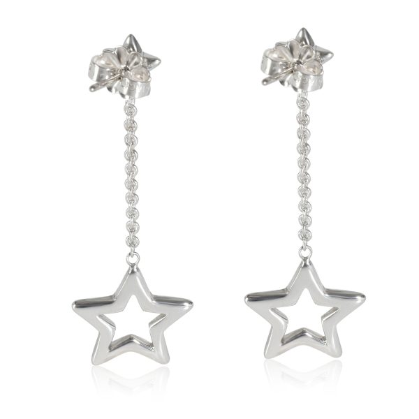 114642 bv Tiffany Co Star Drop Earring in Sterling Silver