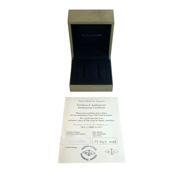 114664 box f2a2de6d d07a 4df0 8e32 adcc9af14eaf Van Cleef Arpels Diamond Wedding Band in Platinum 039 CTW