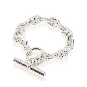 Hermès Chaine DAncre Bracelet in Sterling Silver Louis Vuitton Coussin MM Hand Bag Lamb Leather Black